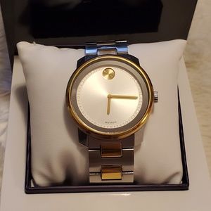 Movado Bold Dual Tone Watch - Rare Find!